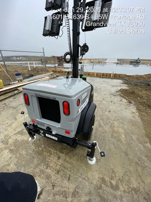 2024 Wacker Neuson LTT4 Diesel, Kohler KDW702, Deep Sea Controller, Auto Start, LED 320W, Bypass Outlet, T3