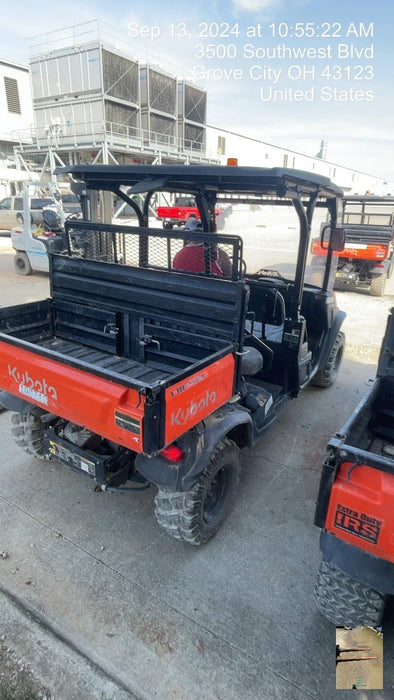 2022 Kubota RTV-X1140W-H Plastic Canopy, Windshield Acrylic Clear, LED Strobe Light, Wire Harness Kit, Back up Alarm