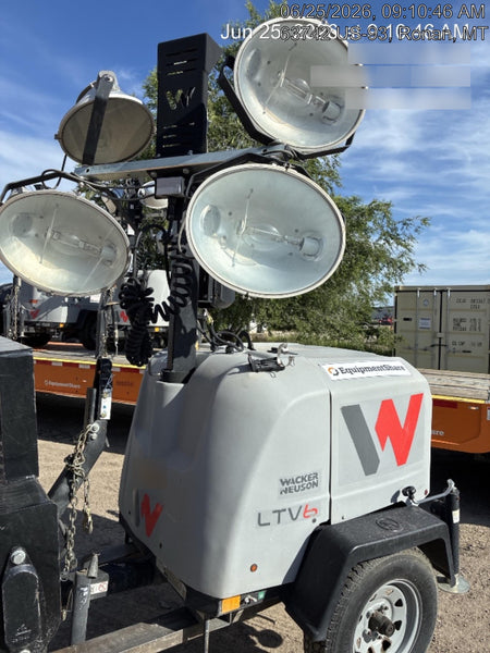 Wacker Neuson LTV6K-MH Power mast, 1100W MH, Fuel Sensors, Wiring Harness