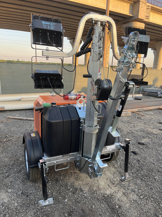 2024 Wanco WLTT-4MM4K Diesel, Deep Sea Controller, Shore Power Plug, Auto Start, (4) 350W LED Floodlights, 4kW Generator, 60 Gal Fuel Tank, 2" Ball, T3