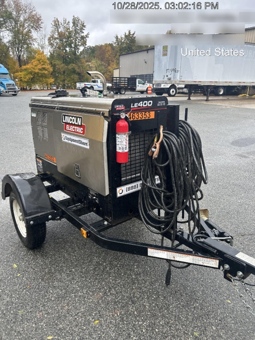 2024 Lincoln Electric LE400 Kubota V1505, Trlr, Cable Rack, Light Kit, ES Decals, T3
