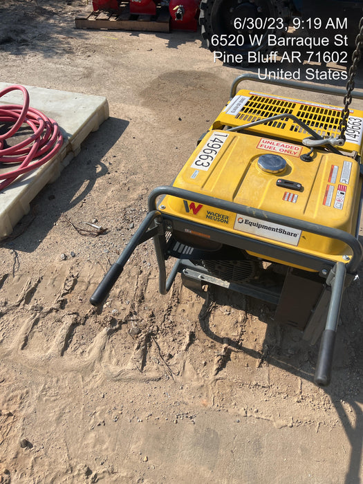 2020 Wacker Neuson GPS9700A GENERATOR,EPA,CSA,WHEEL KIT