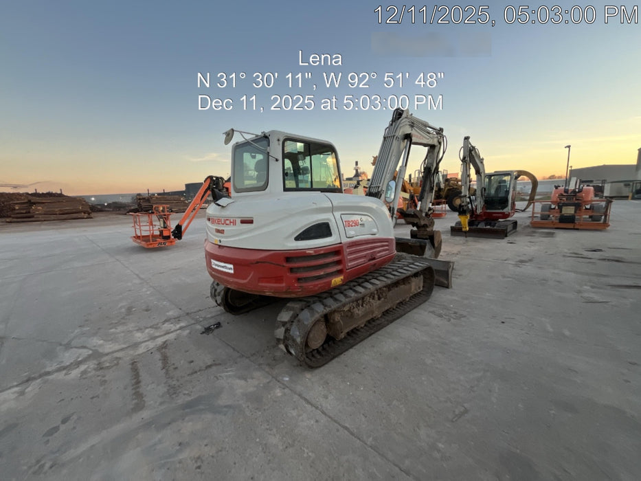 2020 Takeuchi TB290C Cab/Heat/Air, Rubber Tracks, Manual TAG QC