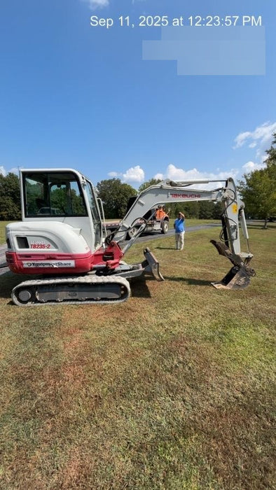 2020 Takeuchi TB235-2CR Cab/Heat/Air, Rubber Tracks, Manual TAG QC