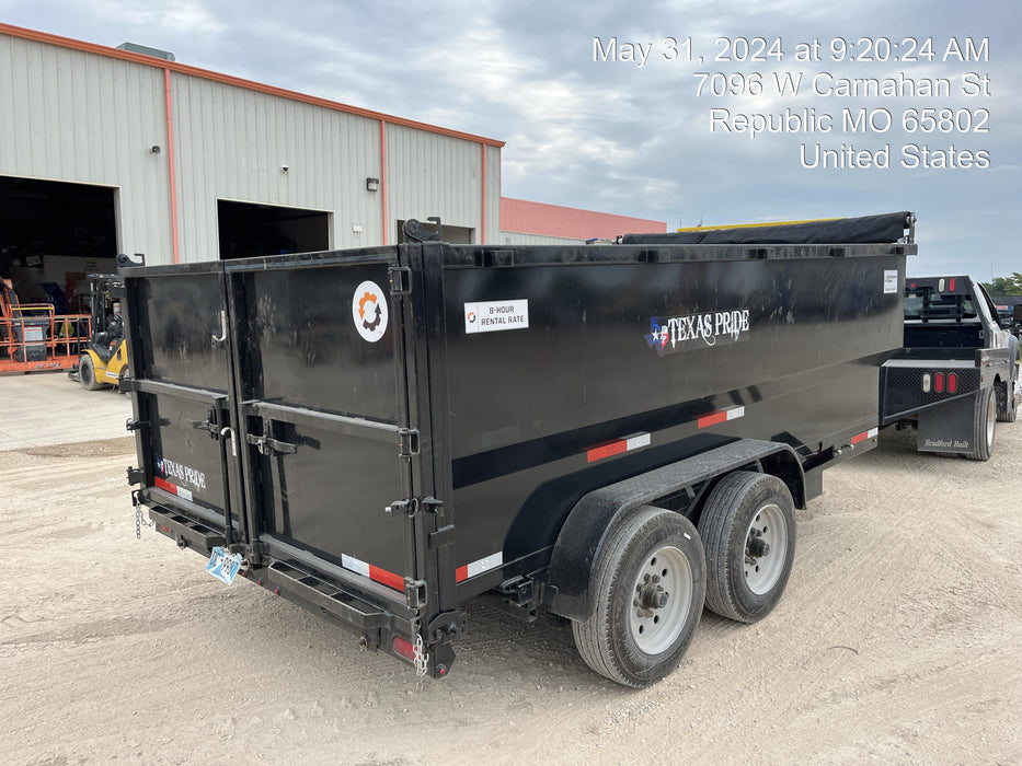 2024 TEXAS PRIDE TRAILERS DT714416KBP