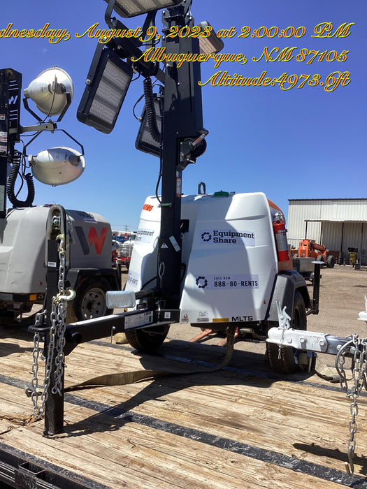 2023 Generac MLT2 Diesel, Flex Switch 120V Input, Powerzone Controller, (4) 320W LED Lights, 4kW Generator, 39.9 Gal Fuel Tank, 2" Ball, T3