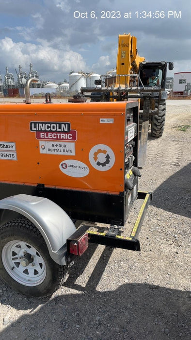 2022 Lincoln Electric LE400 Kubota V1505, Trlr, Cable Rack, Light Kit, ES Decals, T3