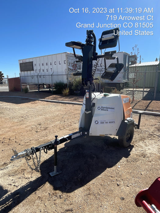 2023 Generac MLT2 Diesel, Flex Switch 120V Input, Powerzone Controller, (4) 320W LED Lights, 4kW Generator, 39.9 Gal Fuel Tank, 2" Ball, T3