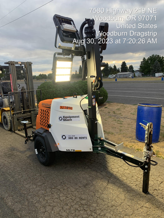 2023 Generac MLT2 Diesel, Flex Switch 120V Input, Powerzone Controller, (4) 320W LED Lights, 4kW Generator, 39.9 Gal Fuel Tank, 2" Ball, T3