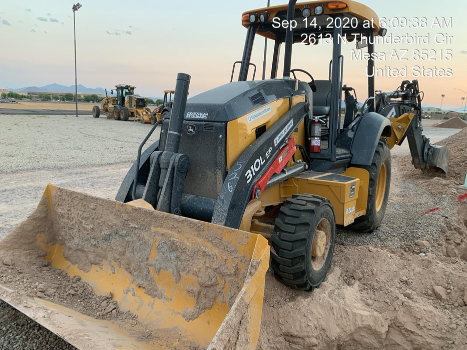 2020 John Deere 310LEP - Extendable Stick Canopy, 4WD, Extendable Stick, Pilot Controls, 2 Way Hydraulics, TAG Manual QC