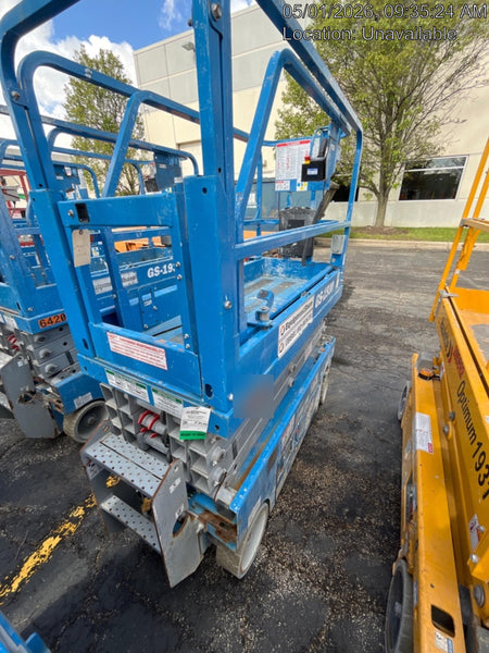 2020 Genie GS-1930 Solid Non Marking Tires, Beacon, Folding rails with half height swing gate
