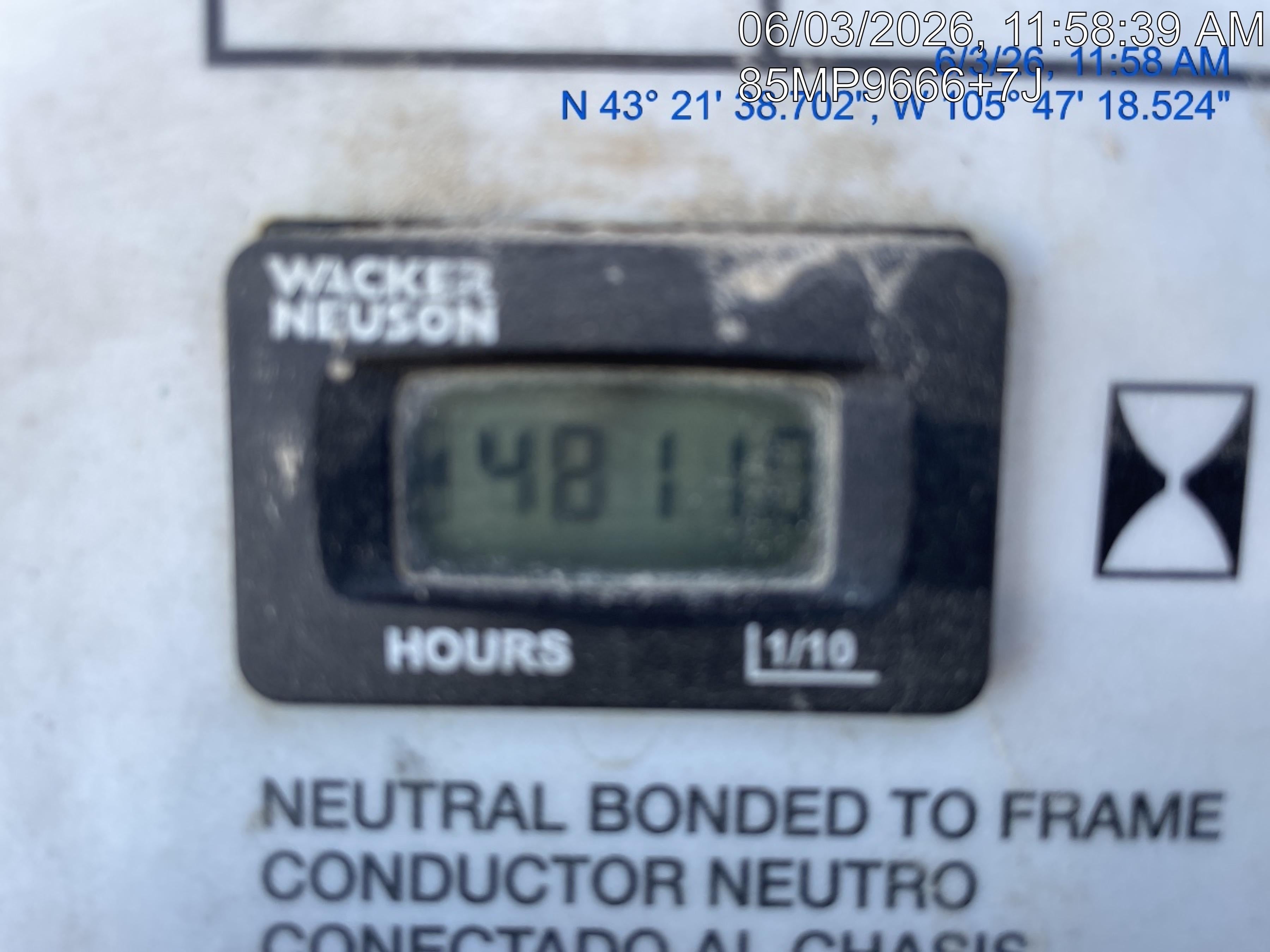 2019 Wacker Neuson LTV6L-MH Standard Options, ES Track Hardware, Fuel Level Sensor