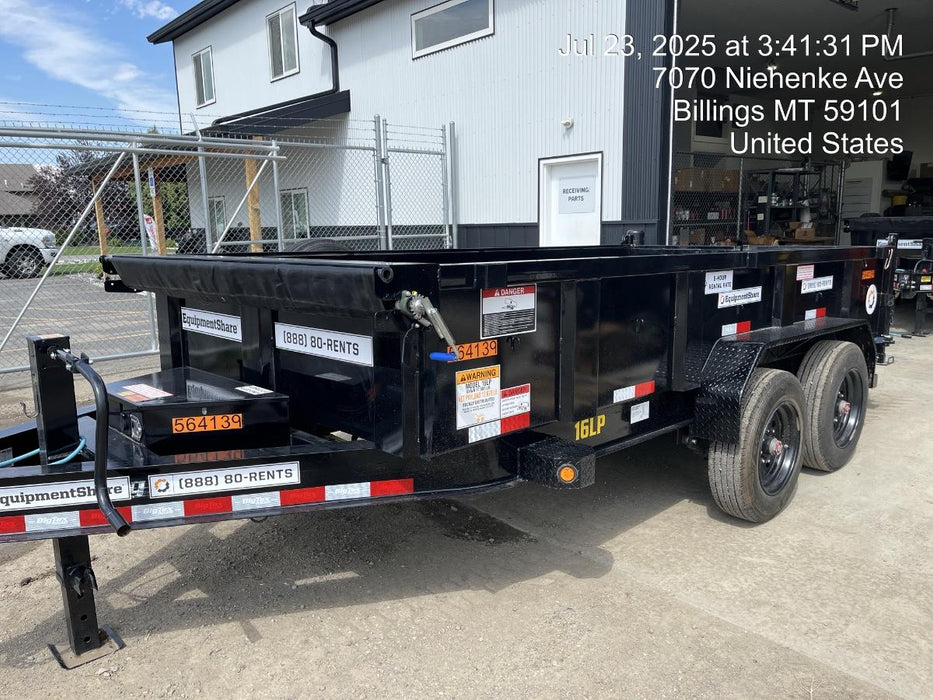 2025 BIG TEX TRAILER 16LP-14BK6SIRPD