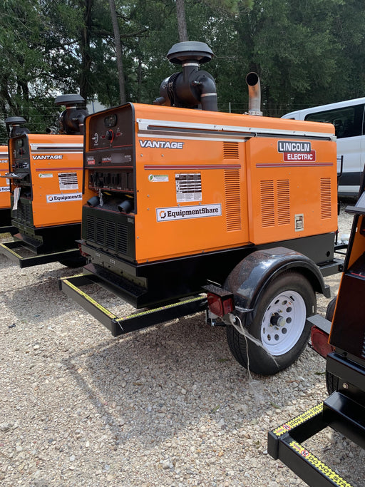 2021 Lincoln Electric Vantage 549X Ready Pak 3, ORANGE (includes trailer, cable rack, fender light kit)