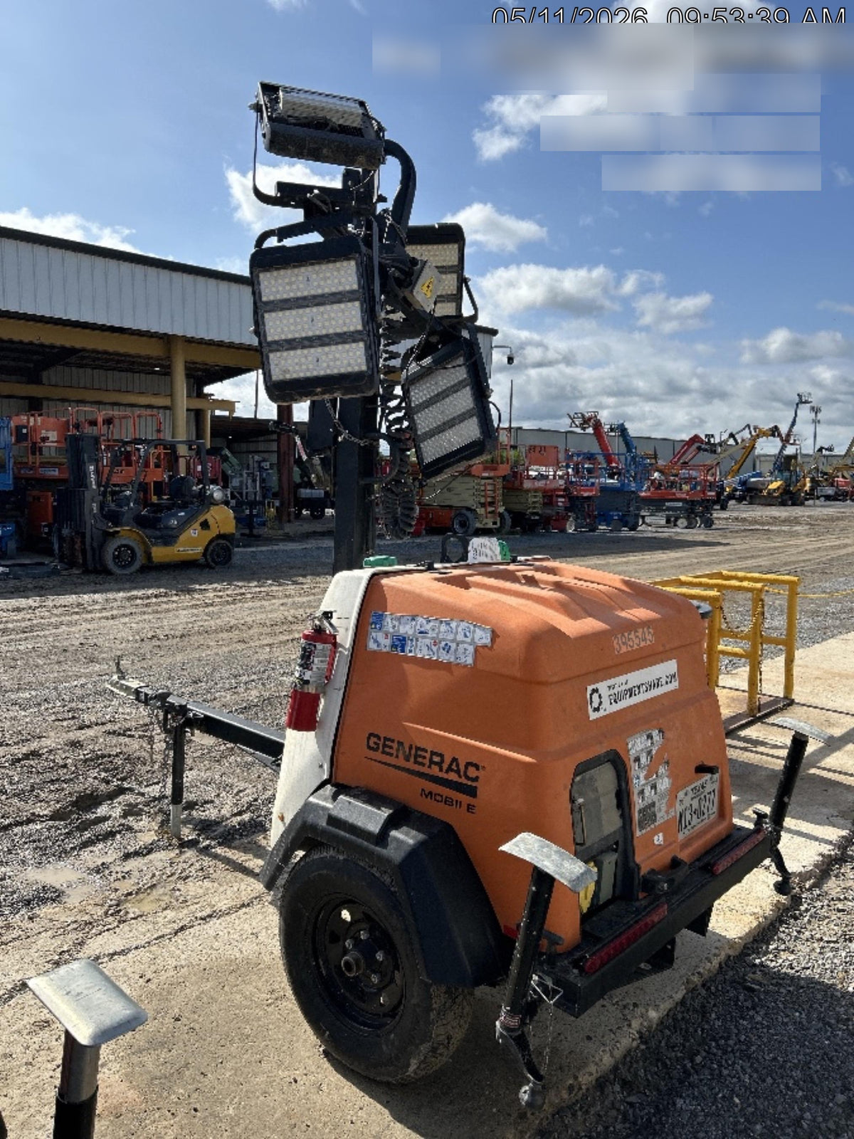 2024 Generac MLT2 Diesel, Flex Switch 120V Input, Powerzone Controller, 
(4) 320W LED Lights, 4kW Generator, 39.9 Gal Fuel Tank, 2" Ball, T3