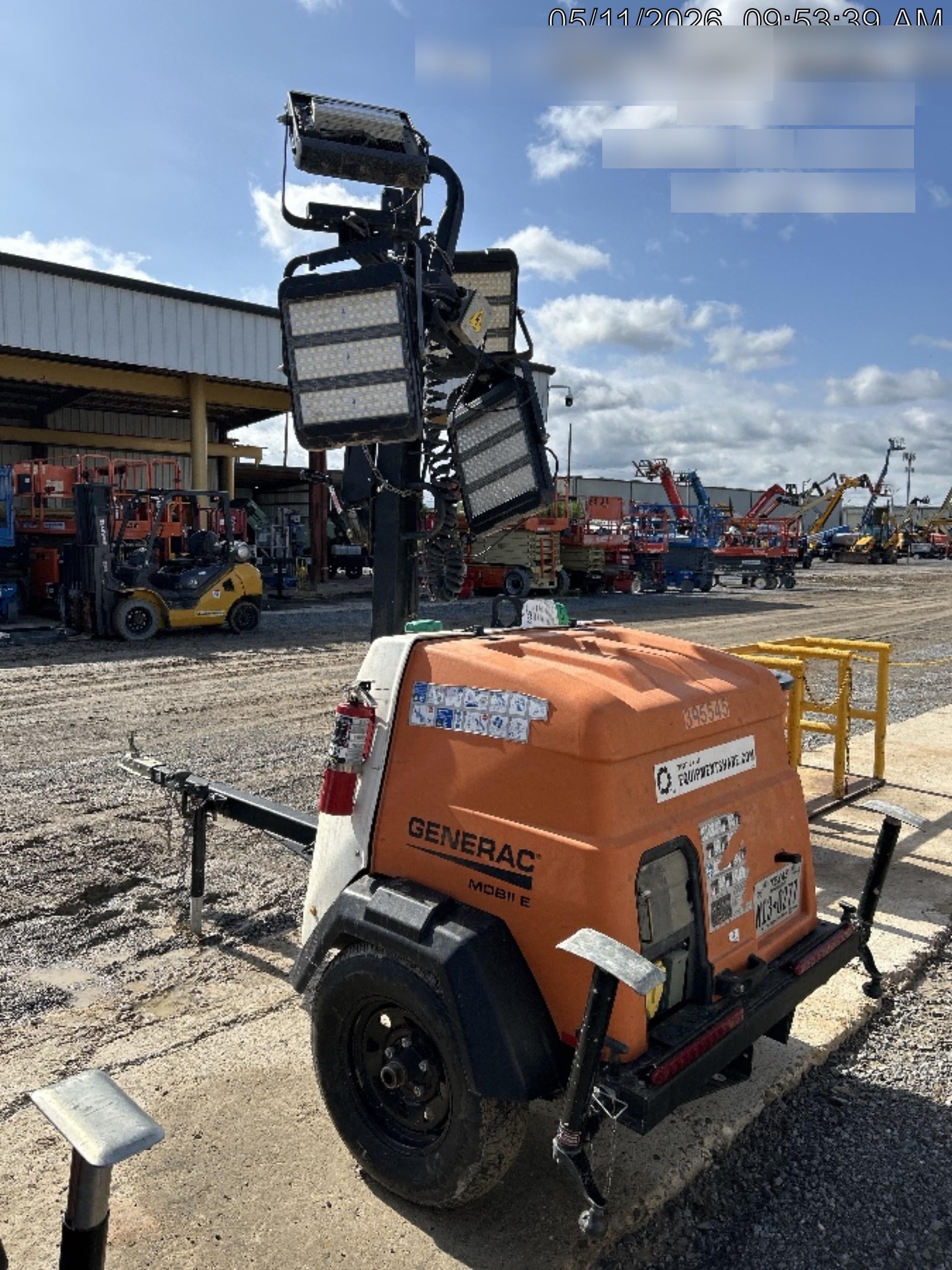 2024 Generac MLT2 Diesel, Flex Switch 120V Input, Powerzone Controller, 
(4) 320W LED Lights, 4kW Generator, 39.9 Gal Fuel Tank, 2" Ball, T3