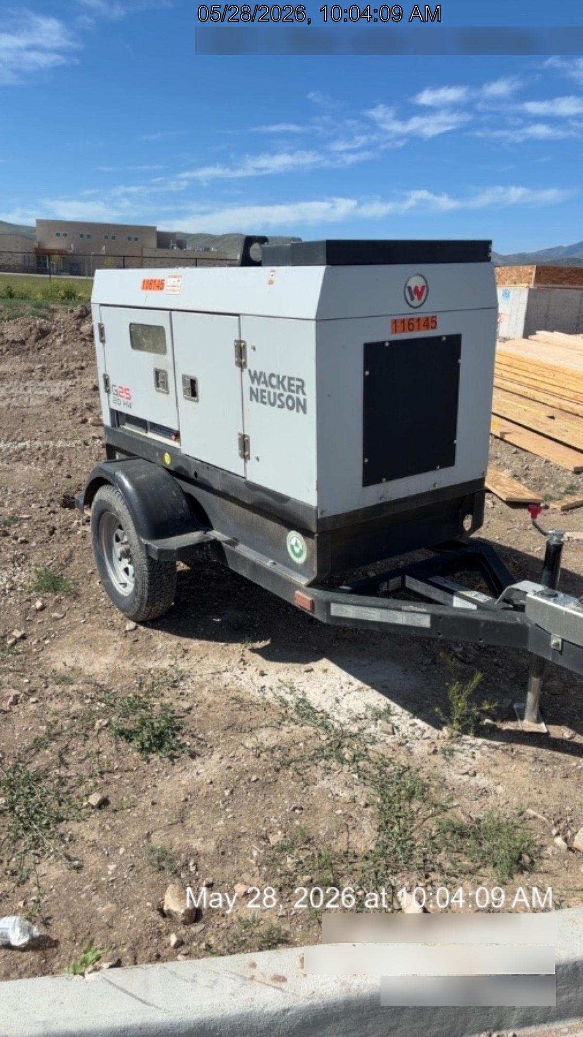 2020 WACKER NEUSON G25