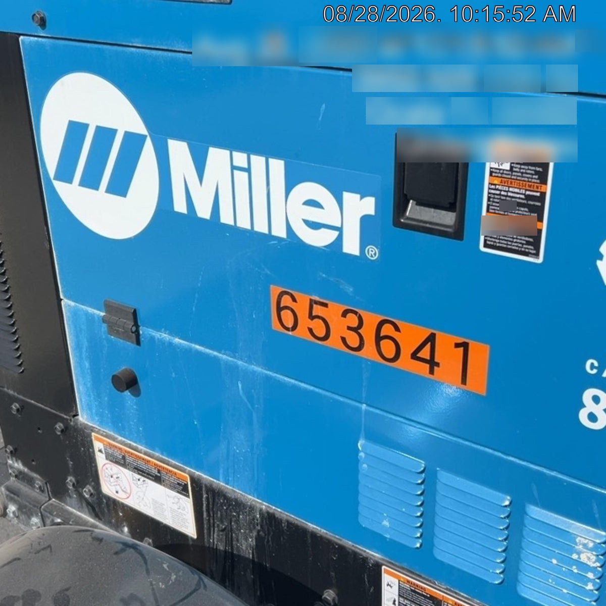 2026 MILLER ELECTRIC BIG BLUE 400