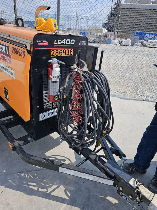 2022 Lincoln Electric LE400 Kubota V1505, Trlr, Cable Rack, Light Kit, ES Decals, T3