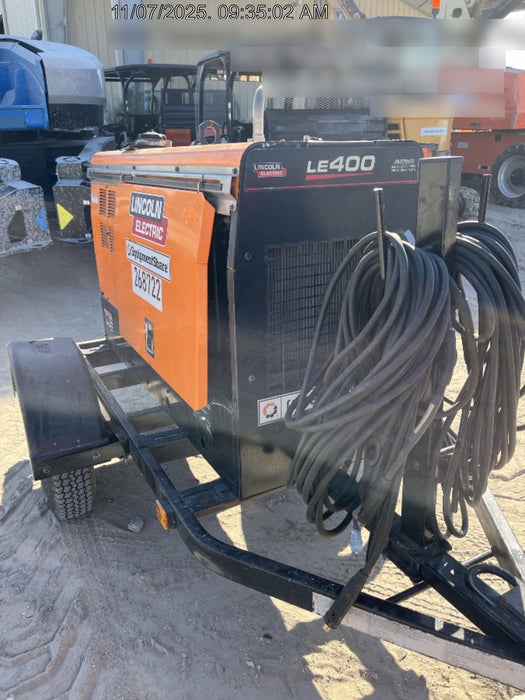 2022 Lincoln Electric LE400 Kubota V1505, Trlr, Cable Rack, Light Kit, ES Decals, T3