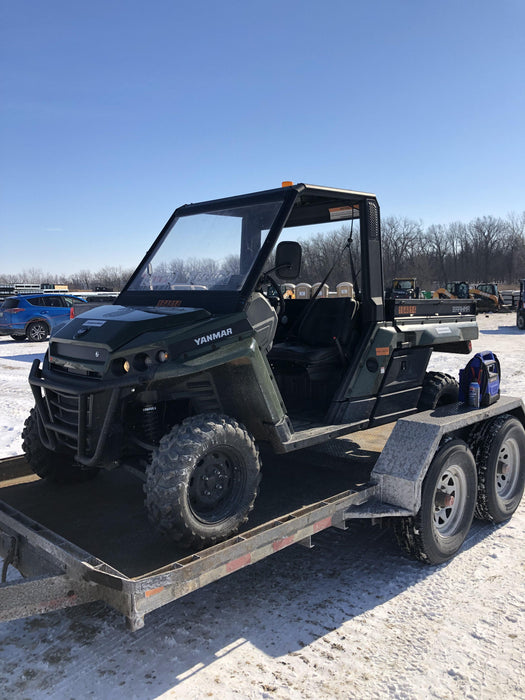 2021 Yanmar YU1000 Canopy, Steel Wheel, Poly WindShield, Beacon, Backup Alarm