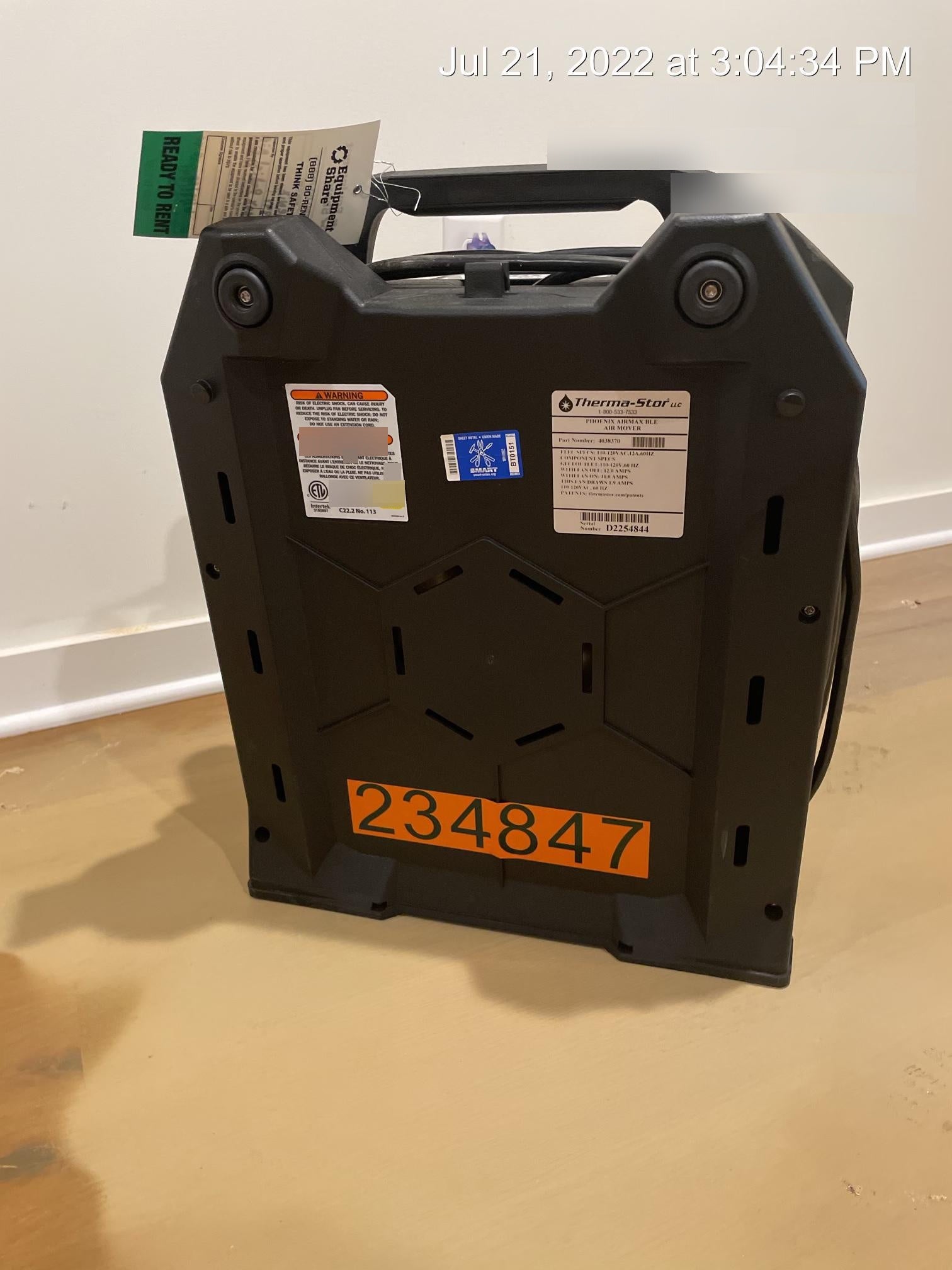 2022 PHOENIX AirMAX Radial Air Mover