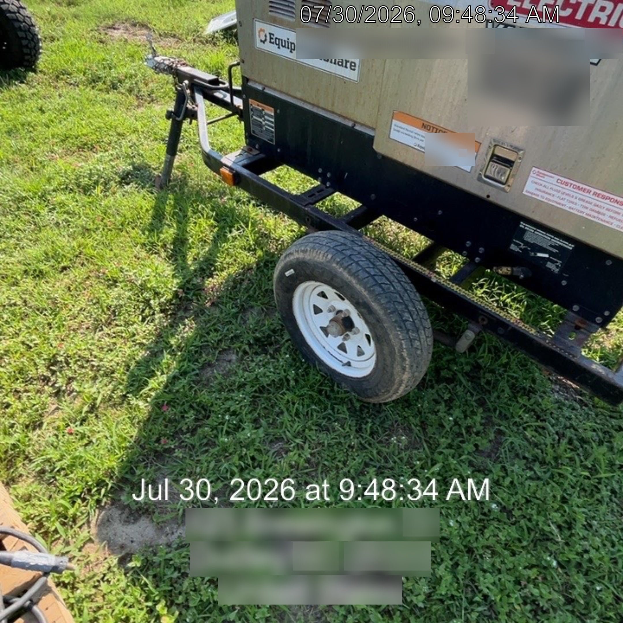2019 Lincoln Electric Vantage 322 Welder Ready-Pak 3, Two wheel trailer, Fender and Light kit, Cable Rack