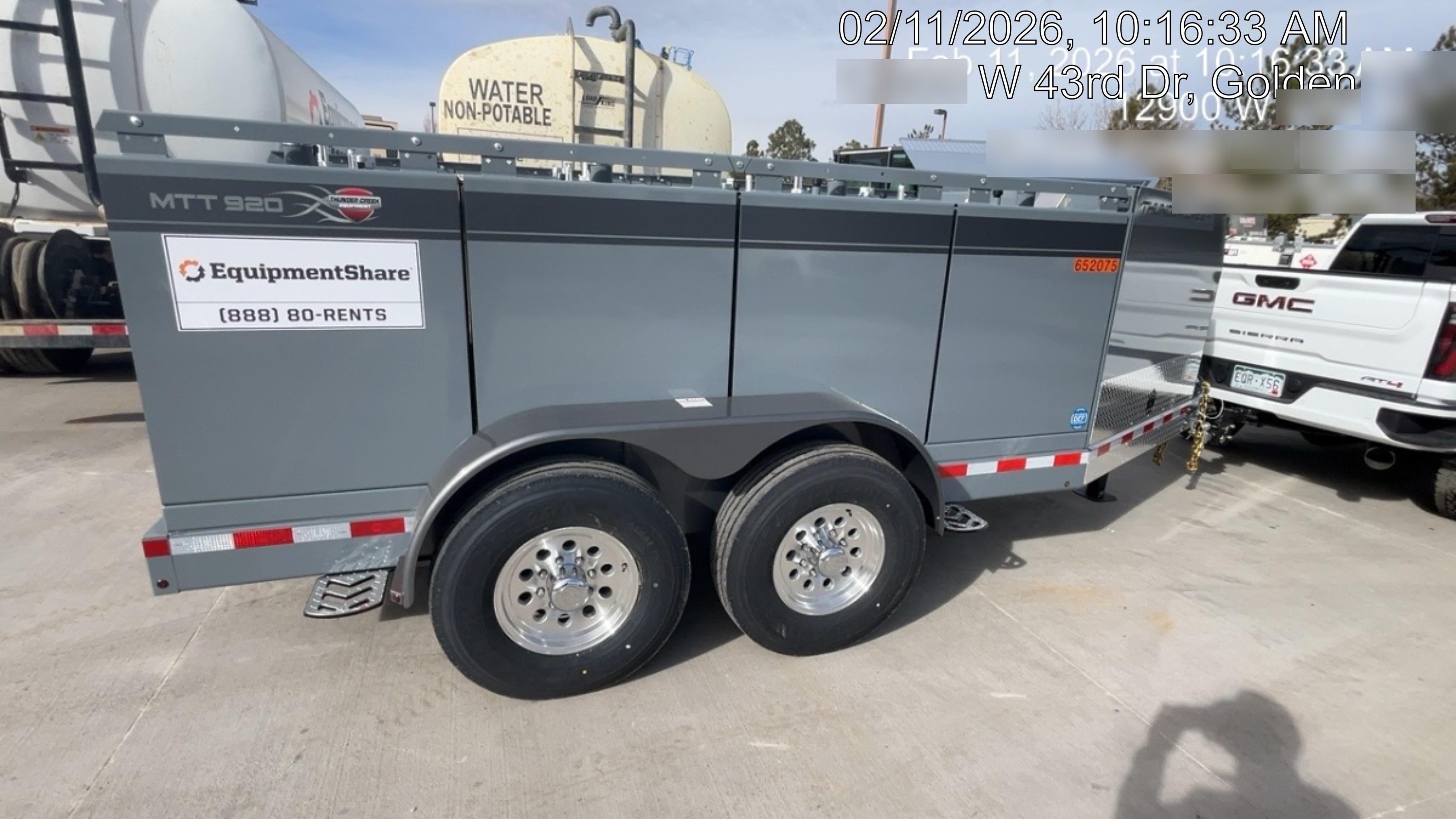 2026 THUNDER CREEK MTT920 - Hazmat not required