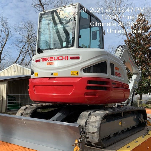 2020 Takeuchi TB250-2C Cab/Heat/Air, Rubber Tracks, Manual TAG QC