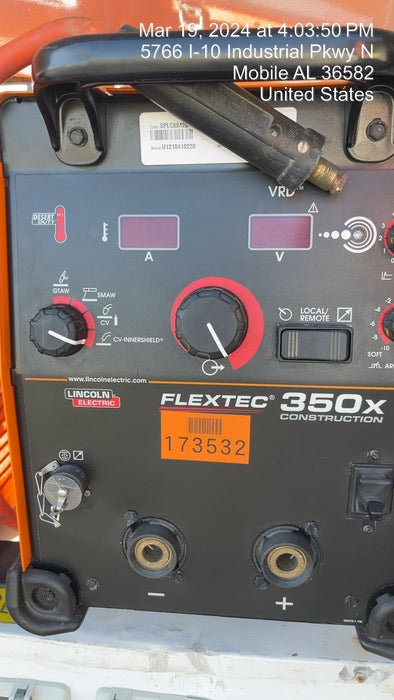 2021 LINCOLN ELECTRIC FLEXTEC 350X