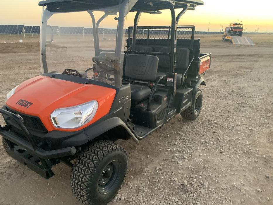 2020 Kubota RTV-X1140W-H Kubota RTVX1140WH 4wd Utility Cart, LED Strobe, Windshield Tempered Glass, Plastic Canopy, Wire Harness Kit, Backup Alarm