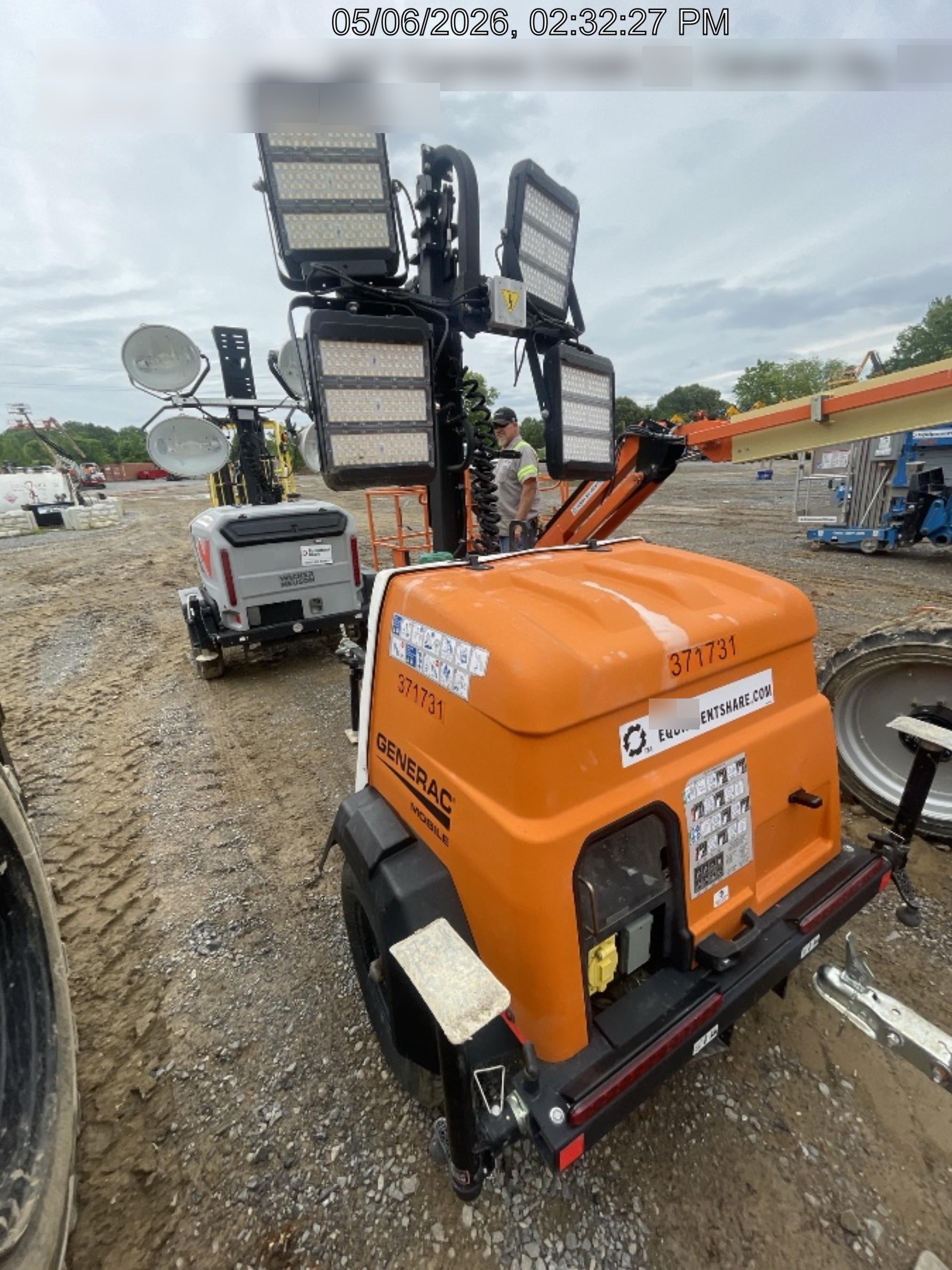 2023 Generac MLT2 Diesel, Flex Switch 120V Input, Powerzone Controller, 
(4) 320W LED Lights, 4kW Generator, 39.9 Gal Fuel Tank, 2" Ball, T3
