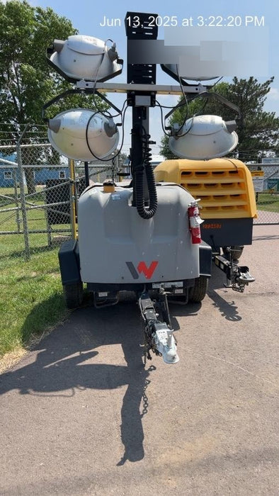 2019 Wacker Neuson LTV6L-MH Mobile Light Tower w/Fuel Level Sensor Installed