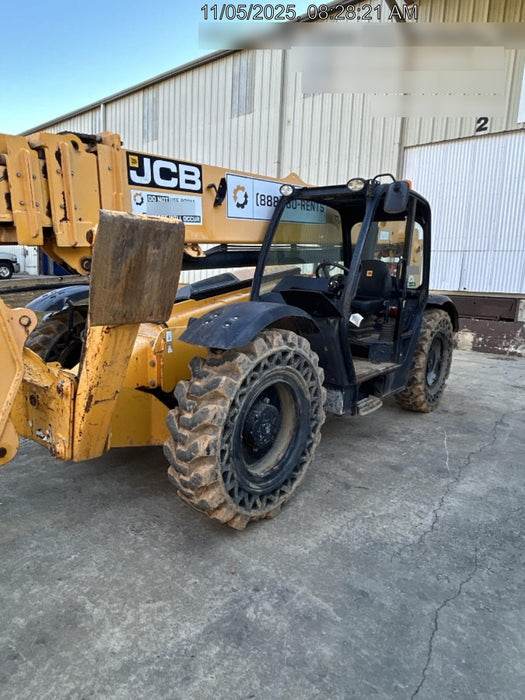 2020 JCB 510-56 Canopy, 74 HP, Solid Tires, STD Worklight, Beacon, Aux Hydraulics, Lifting Eye, Back up Alarm w/66" Carriage/60" Forks