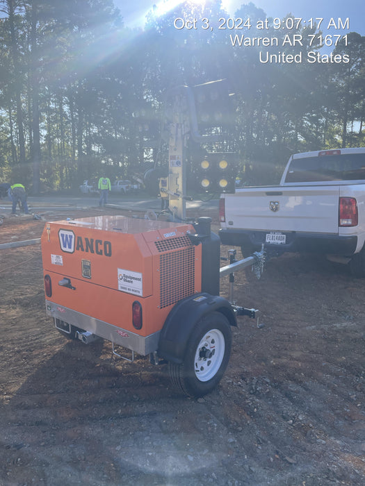 2024 Wanco WLTT-4MM4K Diesel, Deep Sea Controller, Shore Power Plug, Auto Start, (4) 350W LED Floodlights, 4kW Generator, 60 Gal Fuel Tank, 2" Ball, T3