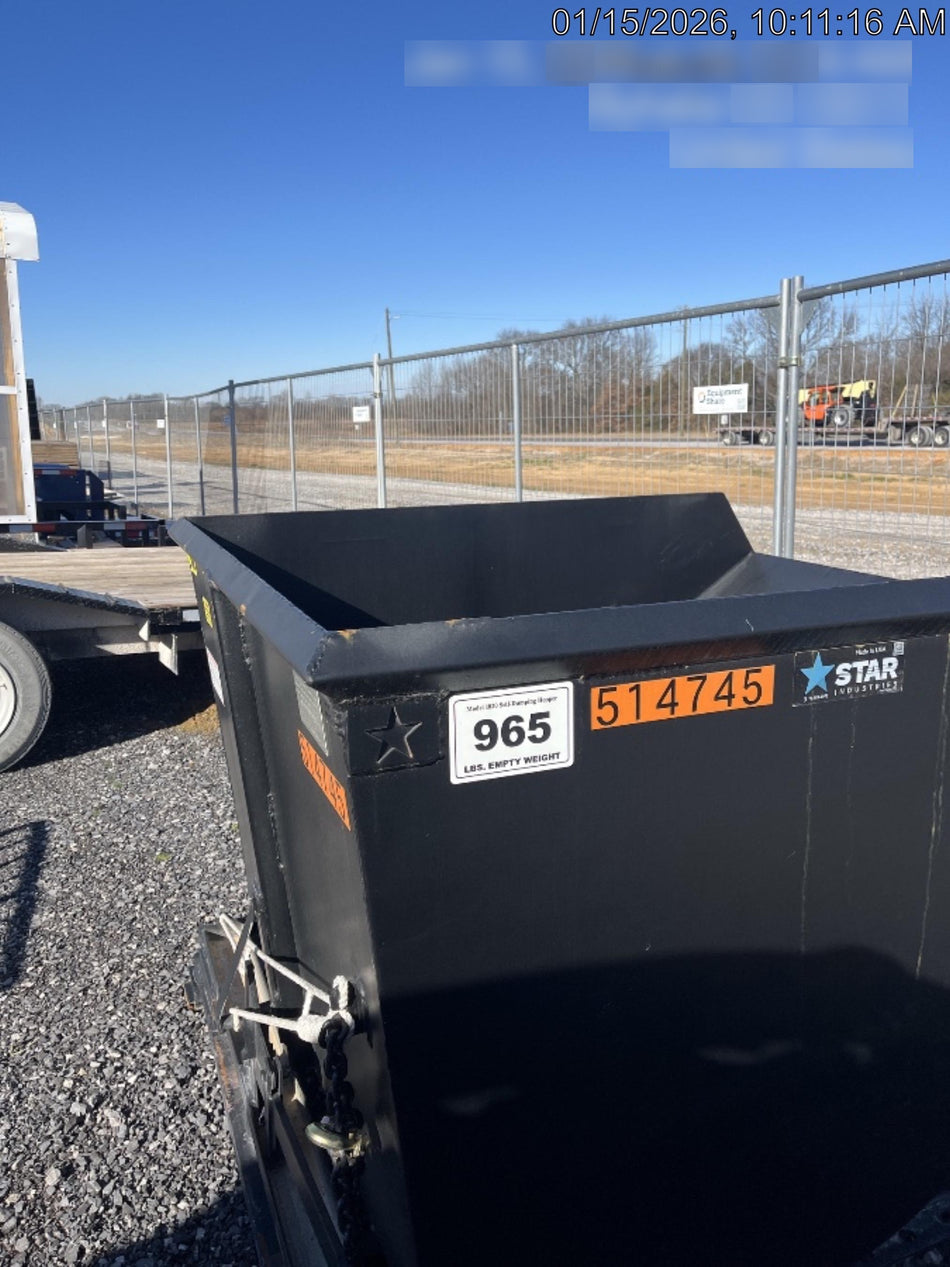 2025 STAR INDUSTRIES M-1820 - Self-Dump Hopper