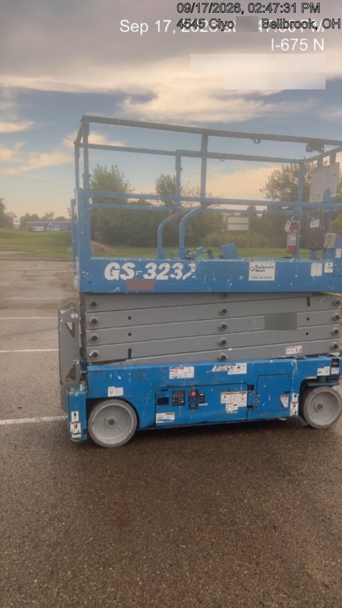 2019 Genie GS-3232 Standard Options