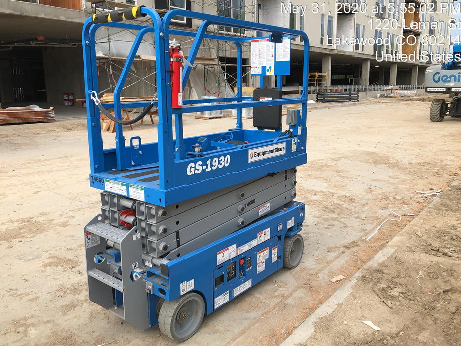 2020 Genie GS-1930 Fixed rails with chain entry gate - Pre A92.20