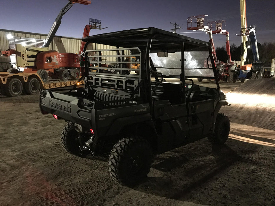 2019 Kawasaki Mule PRO-DXT Standard Options, Backup Alarm, Beacon, Plastic Hard Top, Poly Windshield, Horn Kit