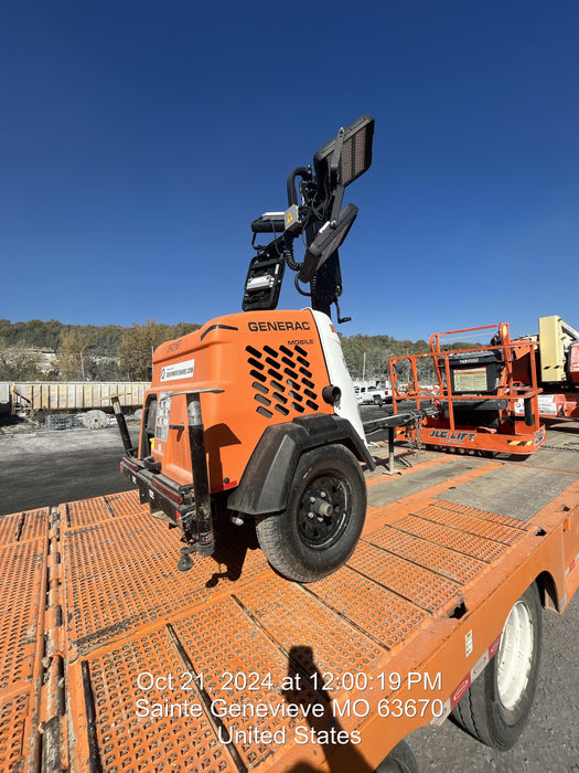 2024 Generac MLT2 Diesel, Flex Switch 120V Input, Powerzone Controller, 
(4) 320W LED Lights, 4kW Generator, 39.9 Gal Fuel Tank, 2" Ball, T3