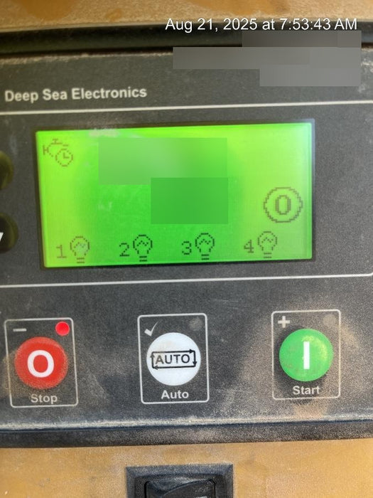 2022 Allmand NLV3GR (4) LED Light Fixture 350W, 23' Vertical Mast, 3kW Prime, Towable, Deep Sea L401, Leveling Jacks, Yanmar T4F 5.8hp