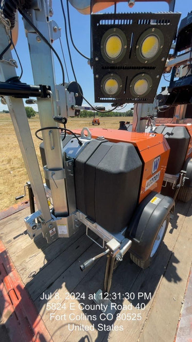 2024 Wanco WLTT-4MM4K Diesel, Deep Sea Controller, Shore Power Plug, Auto Start, (4) 350W LED Floodlights, 4kW Generator, 60 Gal Fuel Tank, 2" Ball, T3