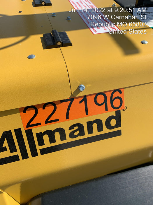 2022 Allmand NLV3GR (4) LED Light Fixture 350W, 23' Vertical Mast, 3kW Prime, Towable, Deep Sea L401, Leveling Jacks, Yanmar T4F 5.8hp