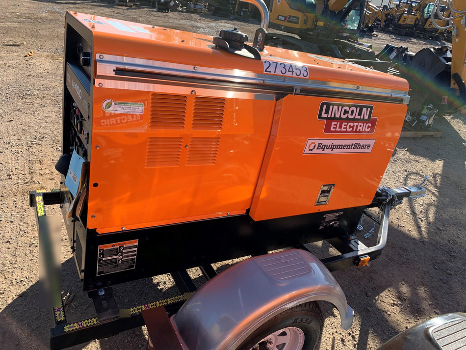 2022 Lincoln Electric LE400 Kubota V1505, Trlr, Cable Rack, Light Kit, ES Decals, T3