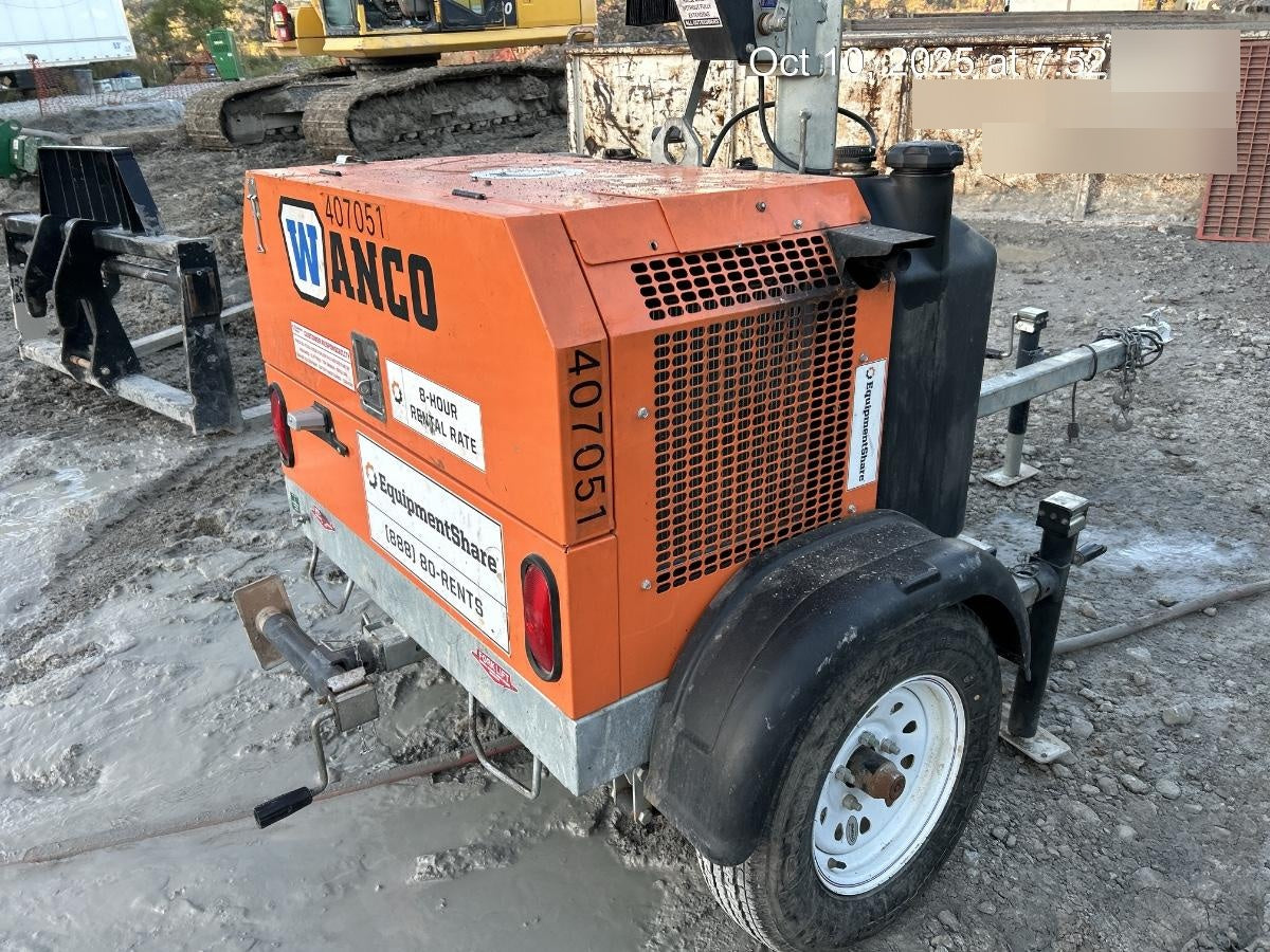 2024 Wanco WLTT-4MM4K Diesel, Deep Sea Controller, Shore Power Plug, Auto Start, (4) 350W LED Floodlights, 4kW Generator, 60 Gal Fuel Tank, 2" Ball, T3