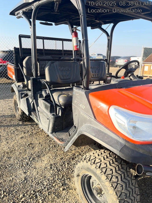 2022 Kubota RTV-X1140W-H Plastic Canopy, Windshield Acrylic Clear, LED Strobe Light, Wire Harness Kit, Back up Alarm