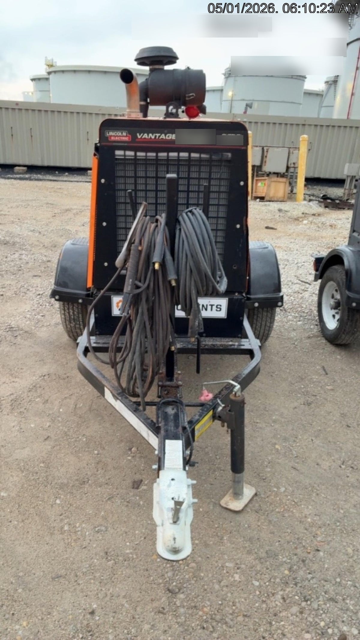 2021 Lincoln Electric Vantage 549X Ready Pak 3, ORANGE (includes trailer, cable rack, fender light kit)