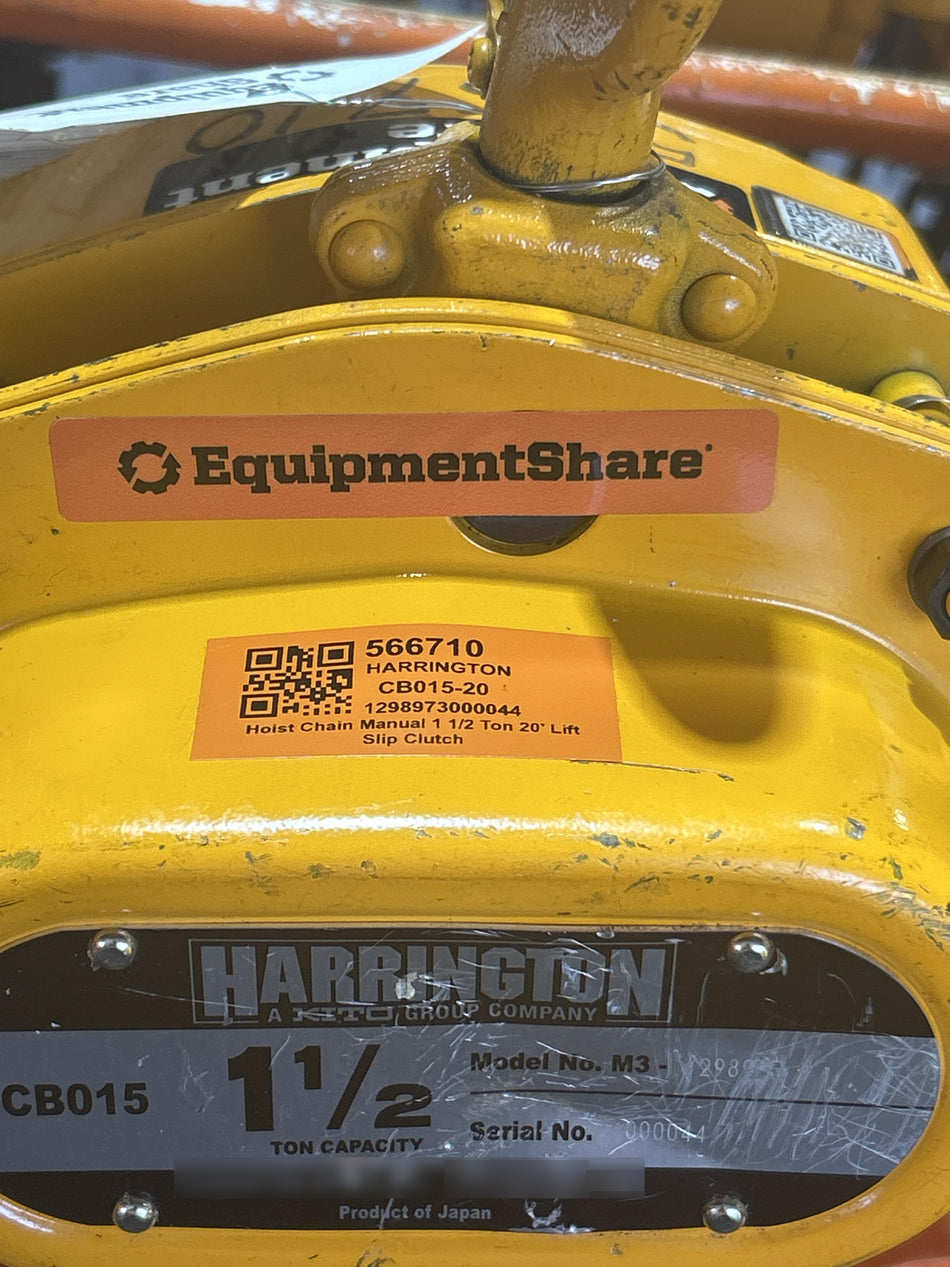 2025 HARRINGTON CB015-20