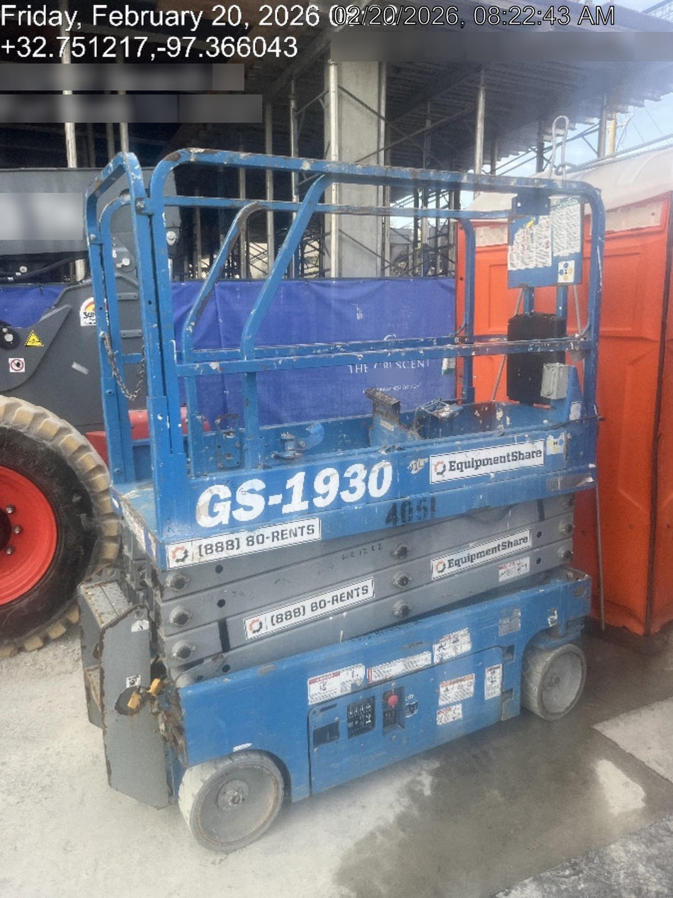 2017 Genie GS-1930 Genie GS1930 Scissor Lift