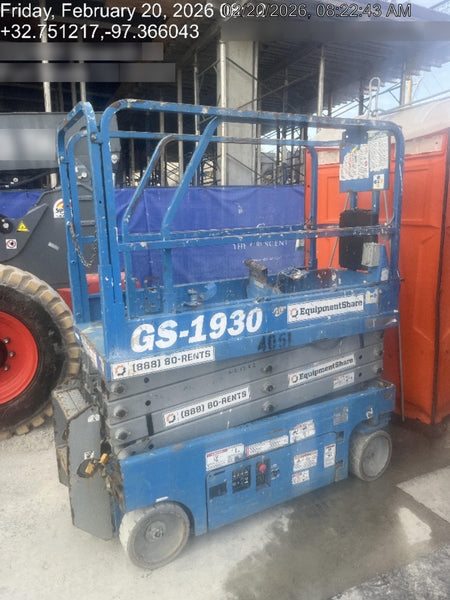 2017 Genie GS-1930 Genie GS1930 Scissor Lift